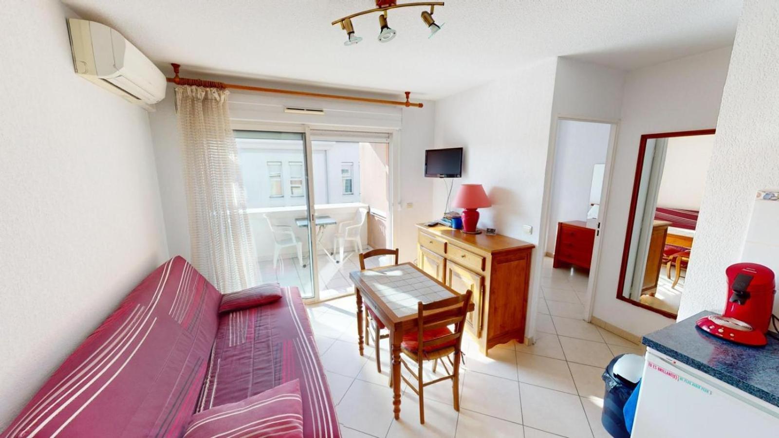T2 Clim Avec Terrasse Et Place De Parking Privative Balaruc-les-Bains Luaran gambar